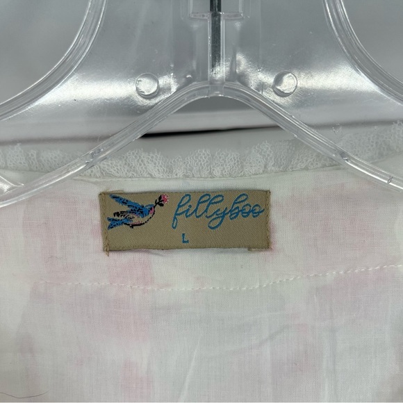 FillyBoo Charm Your Way Ruched Cottagecore Maxi Dress Gown in Sunday Pink Large - Picture 10 of 12